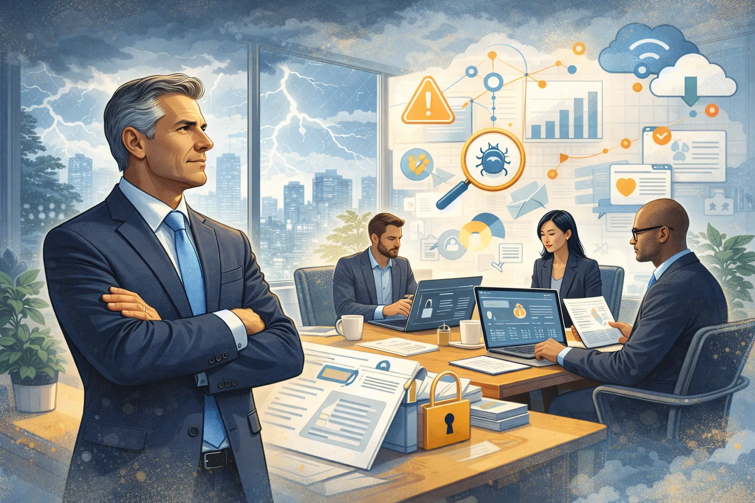 Featured image for Creating Calm as an Executive in an Uncertain Cyber World